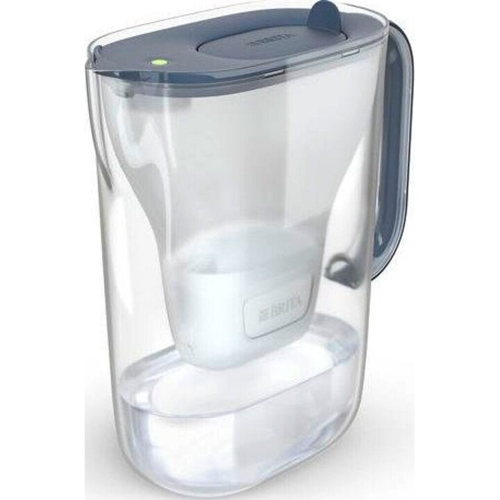 Jarro Brita style essential 2,4l azul-cinzento suave + pack 3 filtros maxtra pro