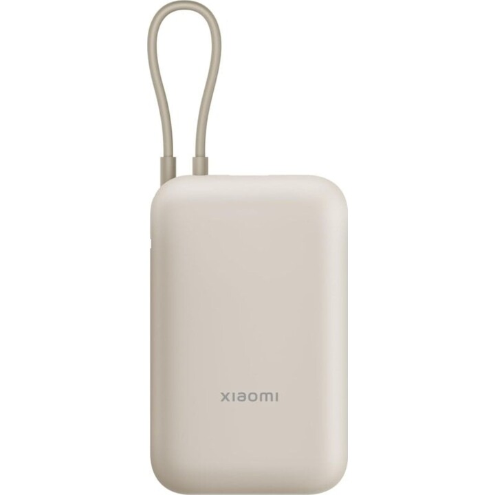 Cavo integrato Xiaomi Powerbank 10000mAh Beige
