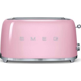Smeg TSF02PKEU Tostadora 4 Rebanadas 1500W Rosa Pastel