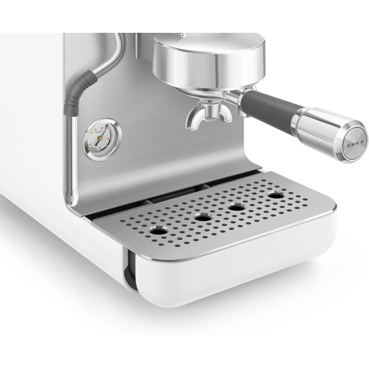 SMEG EMC02WHMEU, Cafetera expresso minipro Coleção, Branco (mate)