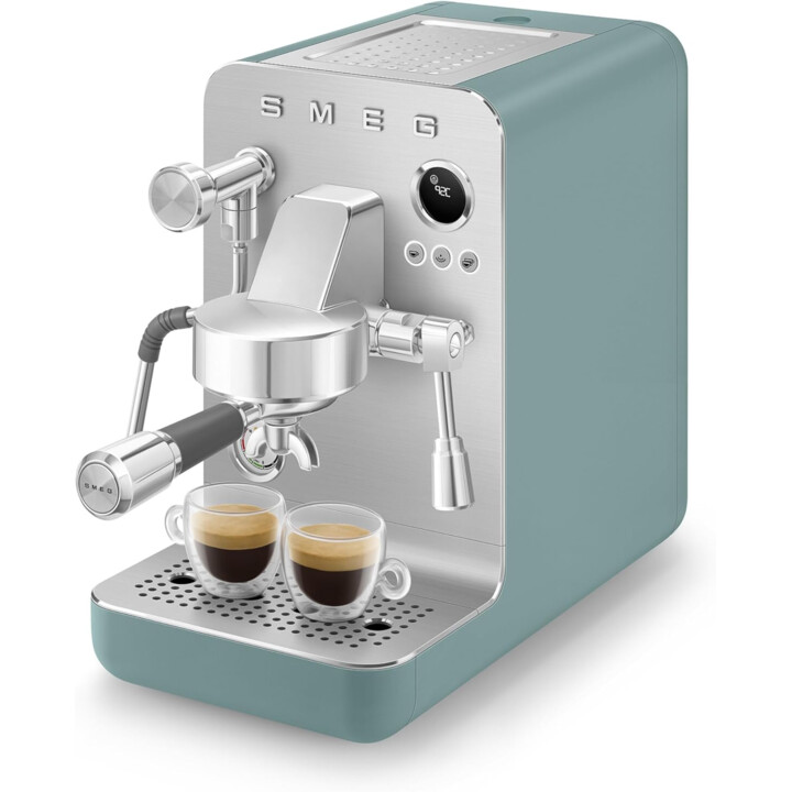 Smeg espresso coffee machine collection emerald green emc02egmeu