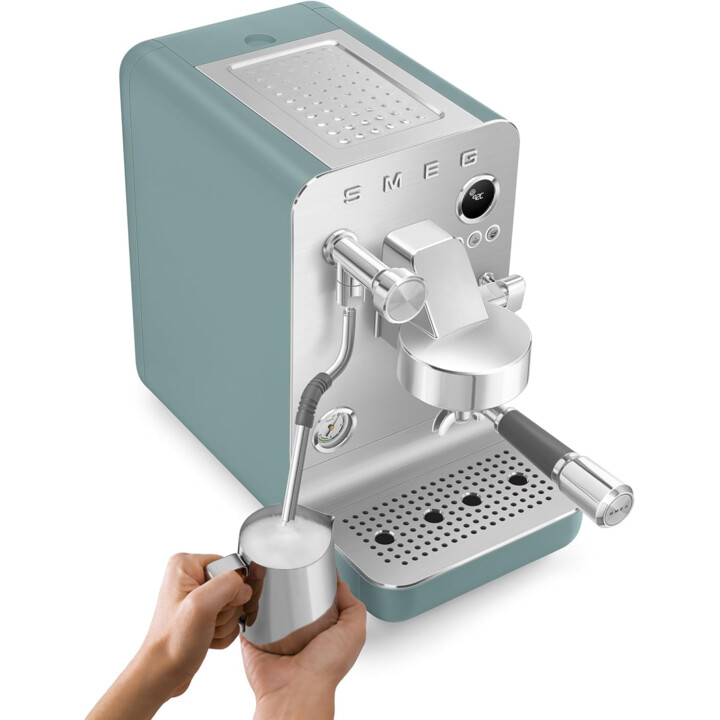 Smeg espresso coffee machine collection emerald green emc02egmeu