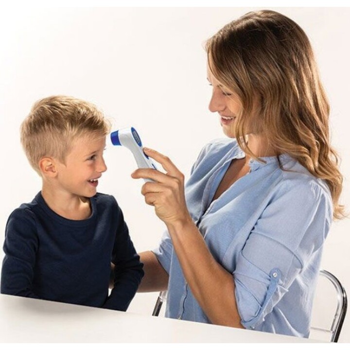 Laica infrared thermometer forehead, ear and liquids. batteries included th1000