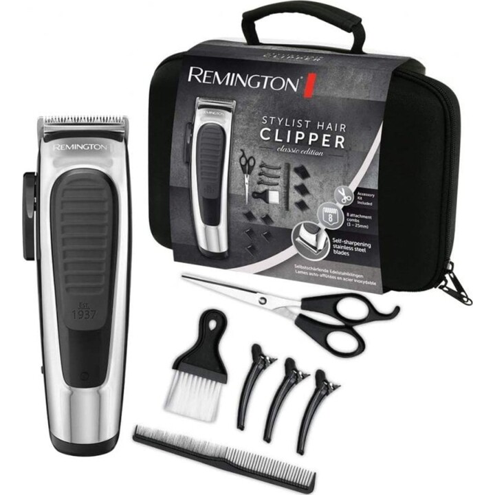Remington Stylist Classic Edition Cordless Hair Clipper Silver