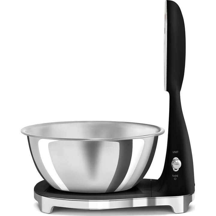 Balança de cozinha analógica e digital Smeg preta ksf01blww