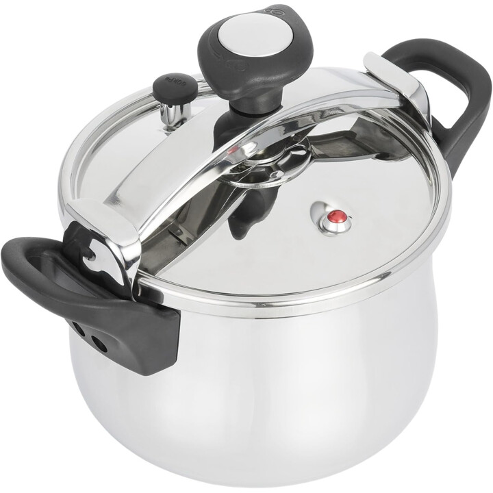JATA OPC4 Pressure Cooker 4 L Stainless Steel, 3 Safety Systems