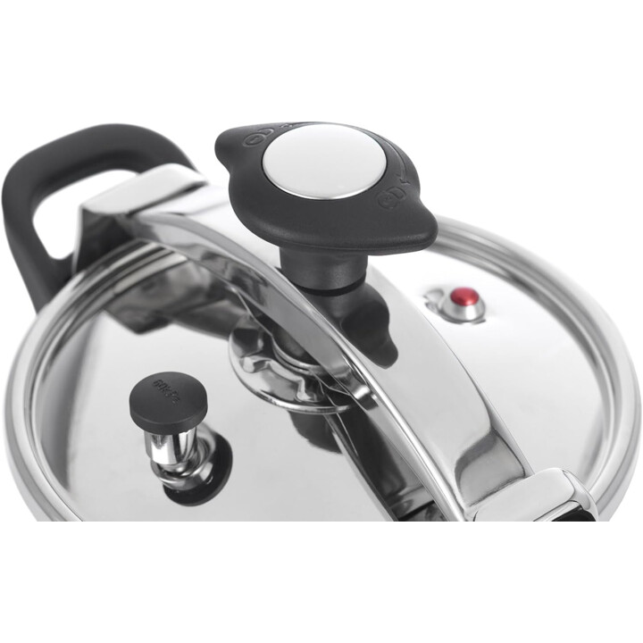JATA OPC4 Pressure Cooker 4 L Stainless Steel, 3 Safety Systems