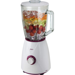 Jata Glasmixer 1,5l Glaskrug 2 Geschwindigkeiten + Puls 1300w silber bt265