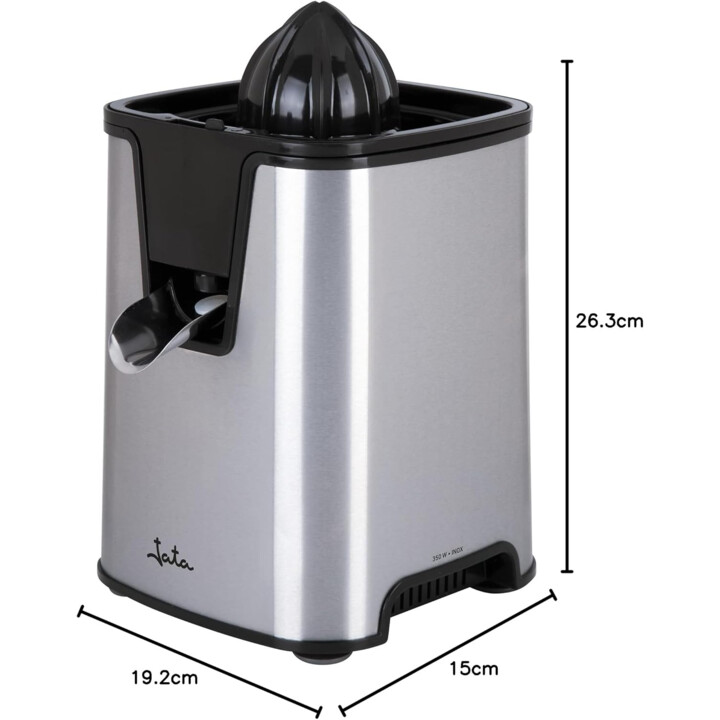 Jata exprimidor cuerpo acero inoxidable 350w plata jeex1046