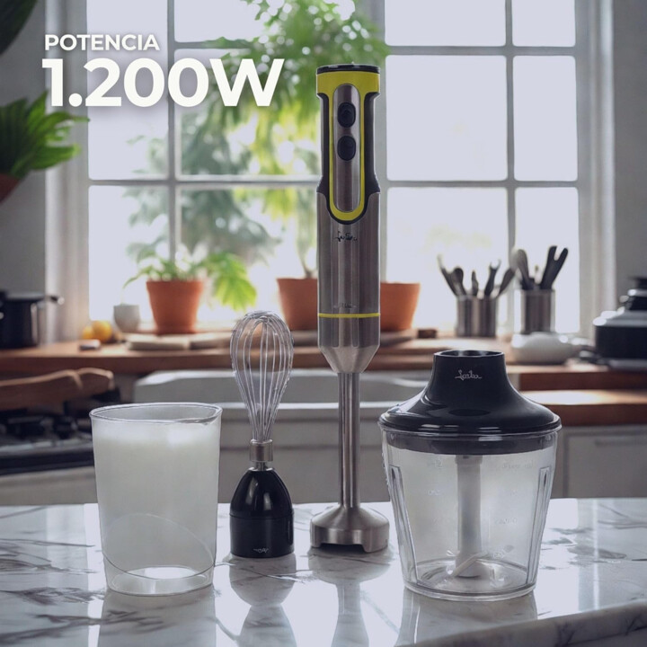 JATA JEBT1789 - Frullatore manuale da 1200 W. 