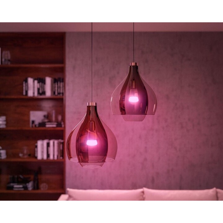 Kit lampadine Philips Hue Smart Led + Dimmer + Bridge/ Attacco E27/ 9W/ 1100 Lumen/ 2000K-6500K/ 3 unità