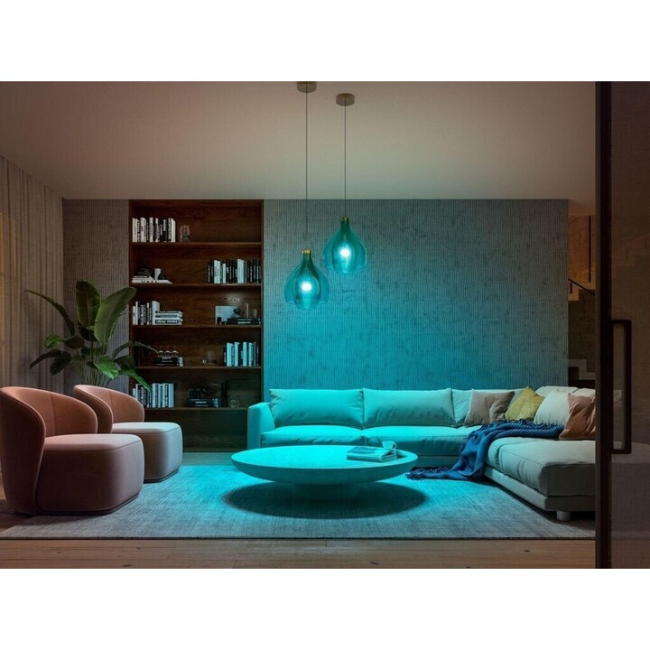 Kit lampadine Philips Hue Smart Led + Dimmer + Bridge/ Attacco E27/ 9W/ 1100 Lumen/ 2000K-6500K/ 3 unità