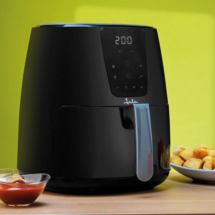 Jata freidora 5l 8 programas 1300w negra jefr1225