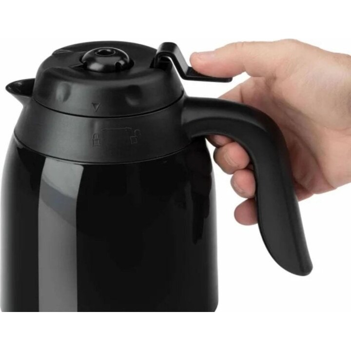 Macchina per caffè americano Jata JECA1800 1L 12 tazze, caraffa termica a doppia parete, spegnimento automatico