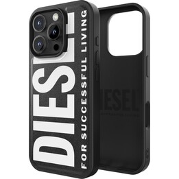 Funda moldeada Diesel Core con Magsafe FW24 para iPhone 16 Pro en negro/blanco - 8720986293853