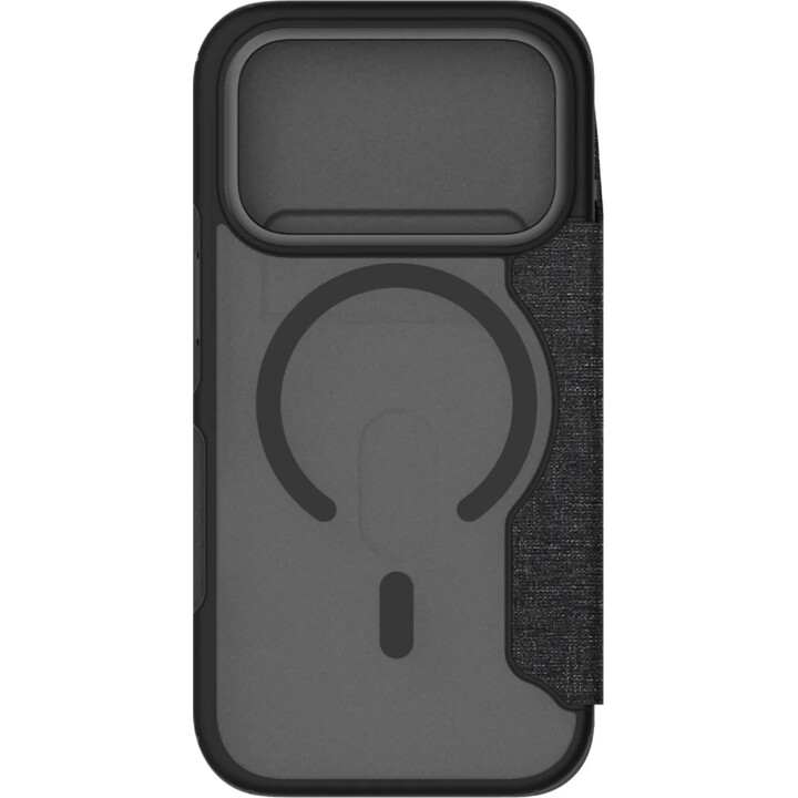 Funda plegable híbrida QDOS con SNAP (GRS) transparente/negra para iPhone 17 Pro - 5061008406282