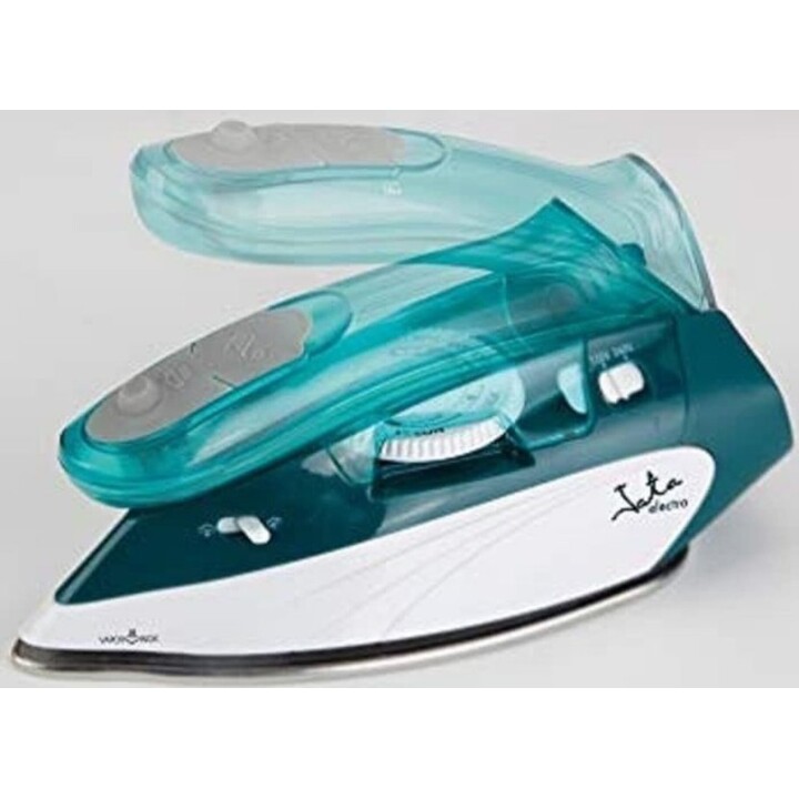 Jata Dampfbügeleisen speziell für Reisen klappbaren Griff 1000w blau-weiß jepl2810