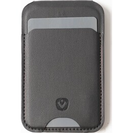 Monedero Valenta con tarjetero MagSafe de piel sintética negra - 8719638588225