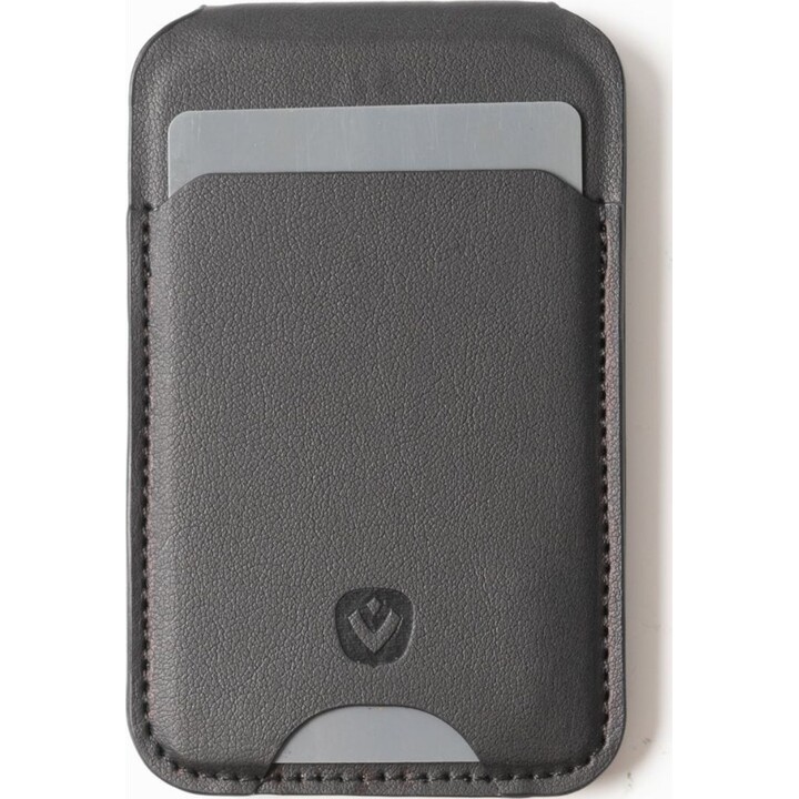 Monedero Valenta con tarjetero MagSafe de piel sintética negra - 8719638588225