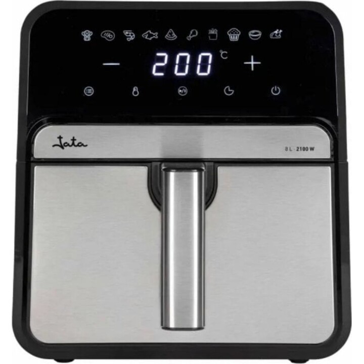 Friggitrice ad aria Jata JEFR1242 8L 2100W con doppio elemento riscaldante e pannello digitale