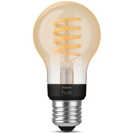 Lâmpada LED inteligente Philips Hue White A60 Thin Filament E27, 7W, 550 lúmens, 2200-4500K