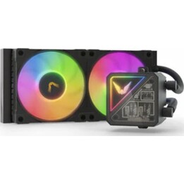 Valkyrie V240 Lite Kit de refrigeración líquida 2 Ventiladores iluminación LED, negro