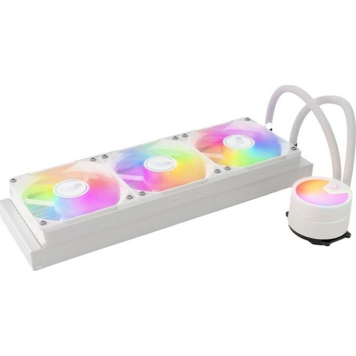 Valkyrie A360 Kit di raffreddamento a liquido 360mm 3 ventole ARGB Bianco