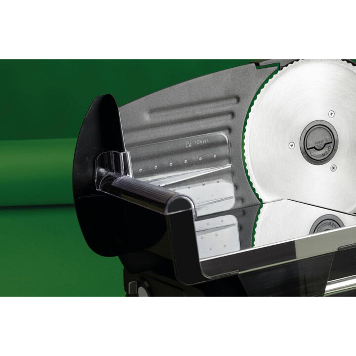 Jata coupe viande froide 190mm disque 0 à 15mm coupe 200w blanc jecf1200