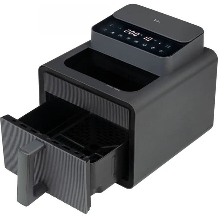 Friggitrice ad aria Jata trasparente windows 7l timer 6 programmi 1600w nero jefr1270