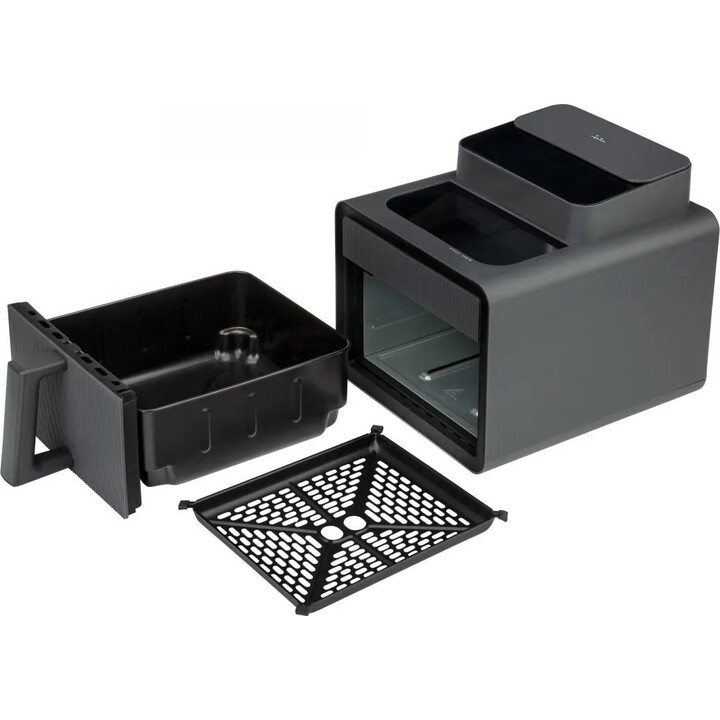 Jata air fryer transparent windows 7l timer 6 programs 1600w black jefr1270