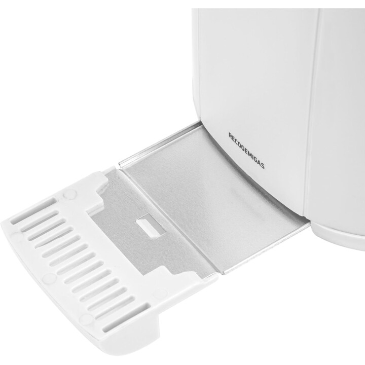 Torradeira Jata 2x ranhura longa 25x3cm centragem automática do pão 7 níveis desligamento automático 1400w branco jett1584