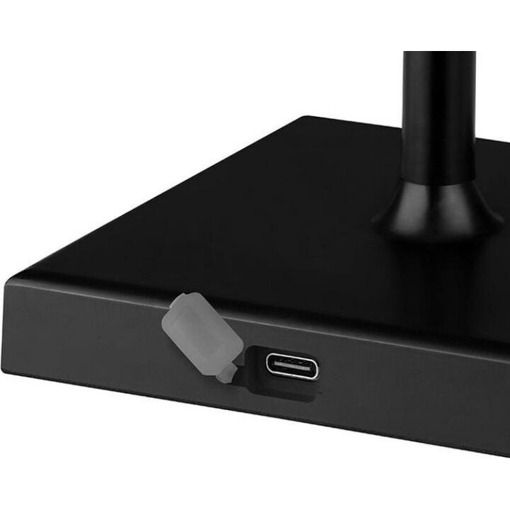 Tracer Home Pluto IP44 5V Wireless Nightstand Lamp, Black