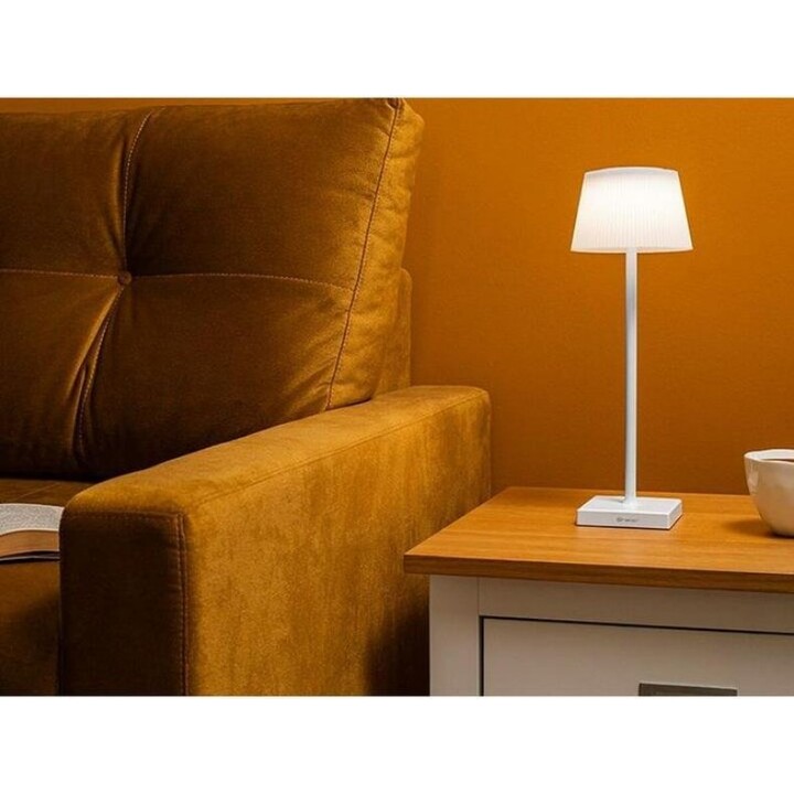 Tracer Home Pluto IP44 5V Wireless Nightstand Lamp, White