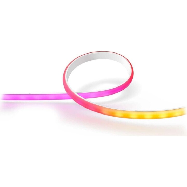 Philips Hue Lamp, Hue Lightstrip, bande LED intelligente, lumière blanche et couleur
