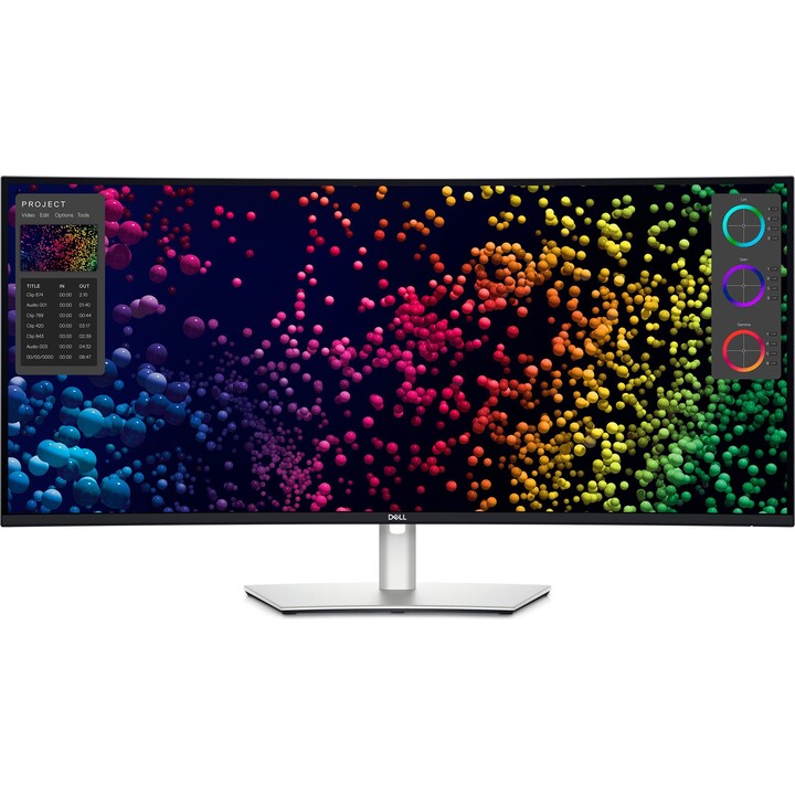 UltraSharp U4025QW (210-BMDV) - 40 inch Curved - UltraWide 5K IPS LED Monitor - 5120x2160 - HAS / RJ45 / USB-C / TB