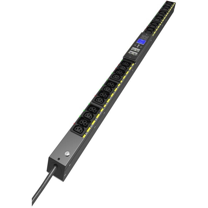 Eaton G4 PDU EVSWFC20A Conmutada 0U Vertical 22.5U 16A 1-Fase 3.7kW 200-240V Negro 24x Salidas