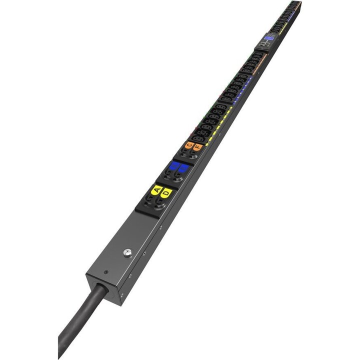 Eaton G4 PDU EVSWFC20A Conmutada 0U Vertical 22.5U 16A 1-Fase 3.7kW 200-240V Negro 24x Salidas