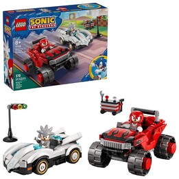 LEGO 77118 Sonic the Hedgehog L'auto d'argento contro il Monster Truck di Knuckles