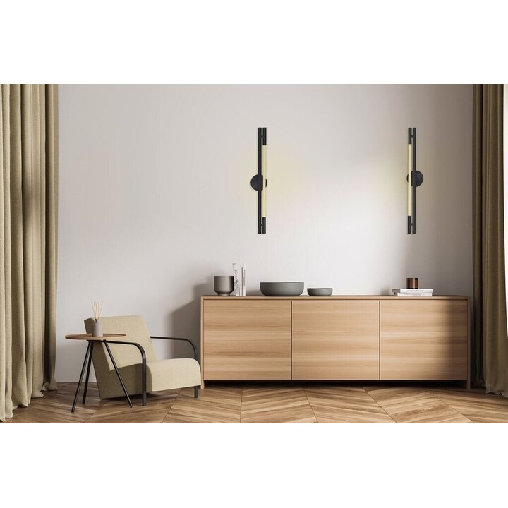 Activejet Lampada da parete LED 1050lm, AJE-CHARLIE NW, Nero