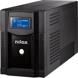 Nilox NXGCLISW3K2X9V2 Premium Line-Interactive Sinewave 3000VA/2100W Mini Tower USV 4x C14 Ausgänge Schwarz