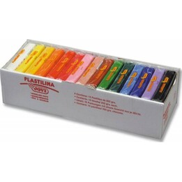 Plastilina Jovi 72 Tamaño Grande Caja De 15 Unidades Colores Surtidos