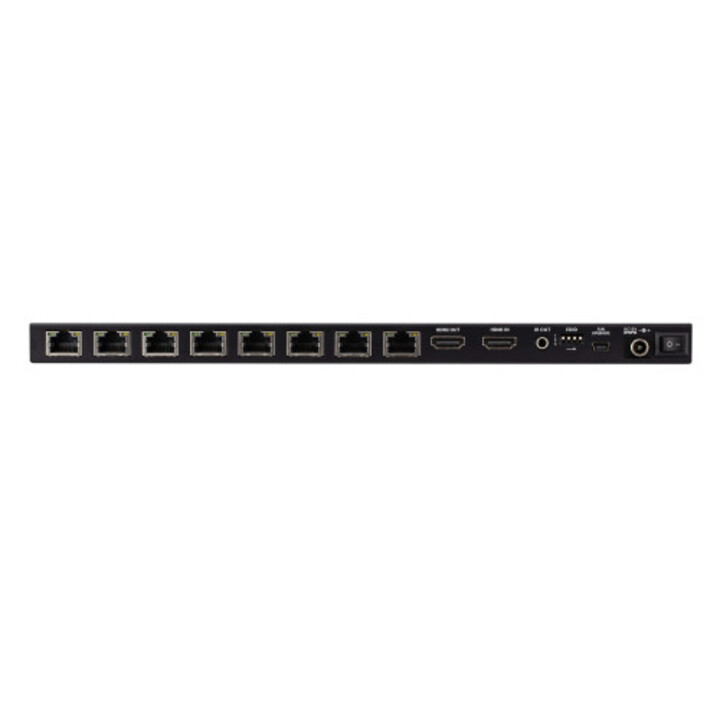Aten 8-port 4k Hdmi Cat 6 Splitter With 8 Receivers Kit, With Local Hdmi Output, Ir Receivers, And Poc