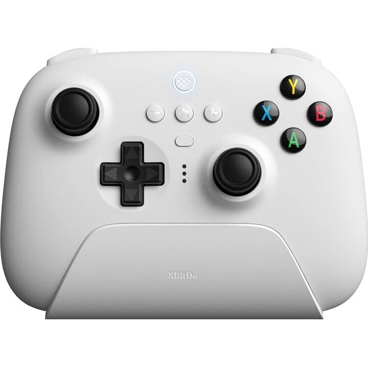 8BitDo Ultimate 2.4G avec base de recharge Blanc - Manette pour PC/Android/Steam