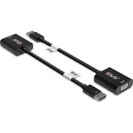 CLUB 3D Aktiver Displayporttm zu Vga Mb Adapter Cac-2013