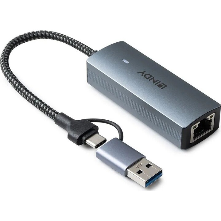 Convertitore Lindy da USB 3.2 a 5G Ethernet
