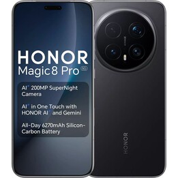 Honor Magic 8 Pro 5G, 12GB 512GB, 6.7 OLED 120Hz, 6270mAh, Negro