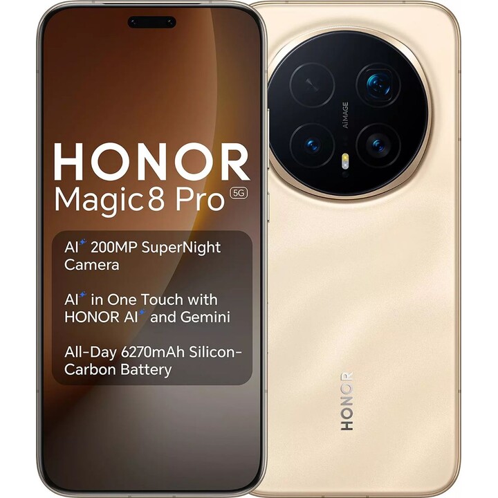 Honor Magic 8 Pro 5G, 12 Go 512 Go, 6,7 OLED 120 Hz, 6270 mAh, or