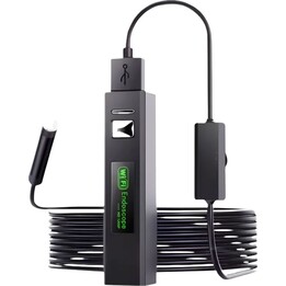 Endoscópio WiFi 8 mm com foco automático 5 MP (Android/iPhone) – Cabo rígido – 5 m