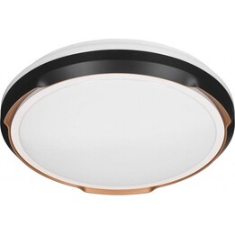 Activejet Lámpara de techo AJE-PETRUS 24W, Negro, Oro