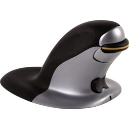 Mouse vertical sem fio Fellowes Penguin M 1200DPI cinza